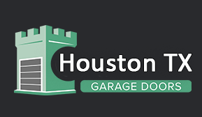logo on time garage door Houston